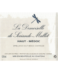 Second Vin de Sociando-Mallet 2012 La Demoiselle de Sociando-Mallet Rouge