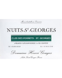 1er Cru Clos des Porrets Saint-Georges 2010 Domaine Henri Gouges Rouge